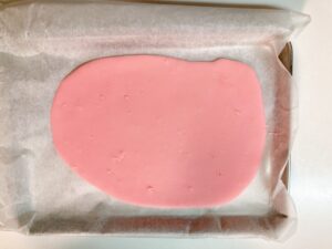 チョコが冷えて固まった画像